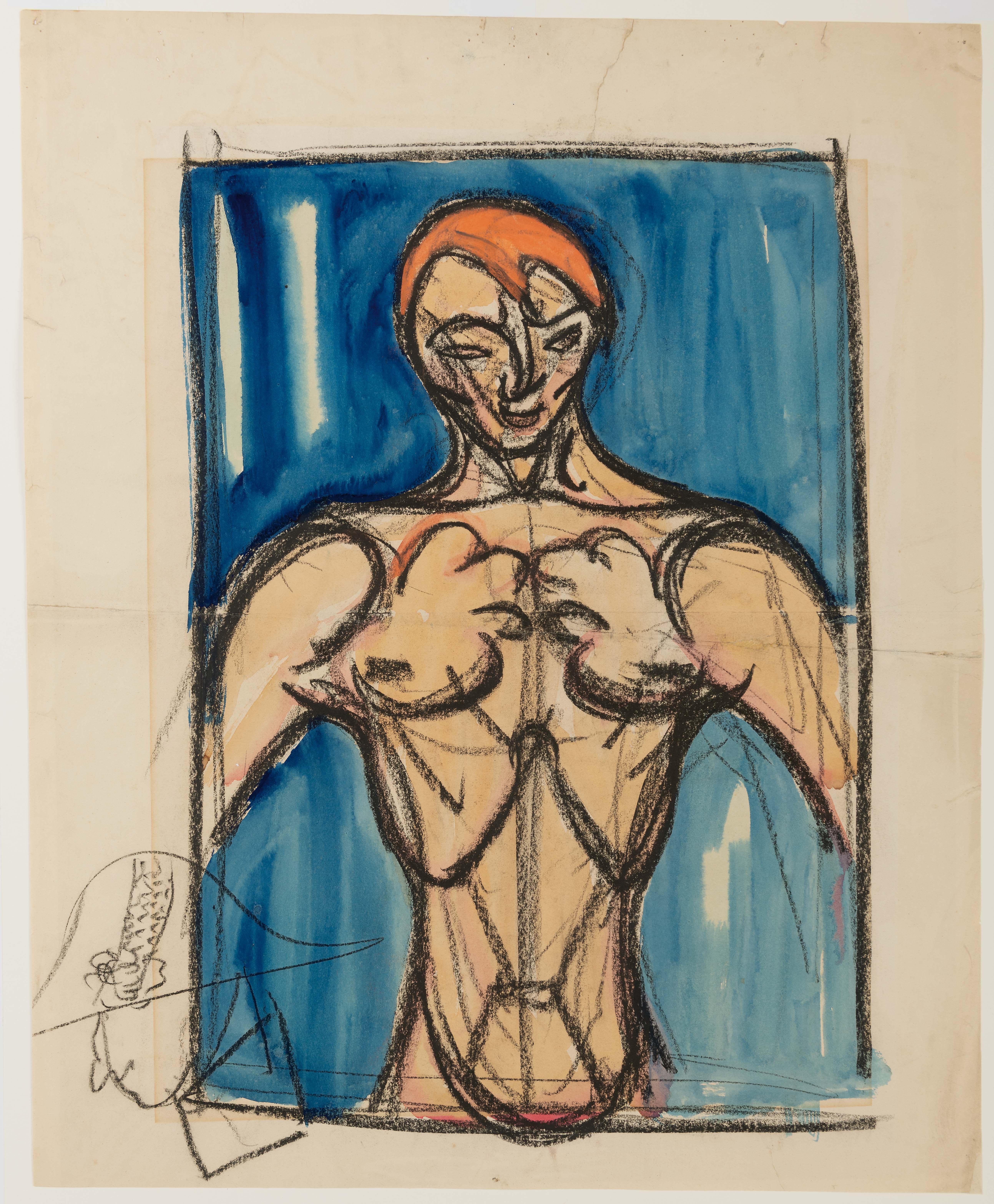Torso of a Male Nude
